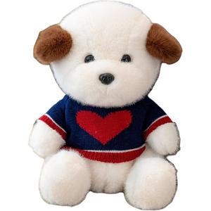 Милые плюшевые куклы щенков в одежде, высота 30cm/40cm/55cm ZITONG, синий