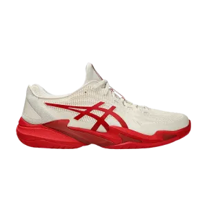 Кроссовки ASICS Court FF 3 Novak 'Cream Classic Red', кремовый