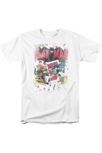 Футболка с коротким рукавом DC Comics Number 11 для взрослых с эффектом потертости Gildan, белый