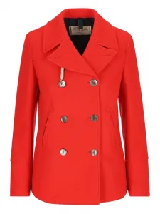 Двубортное пальто на пуговицах Camplin, красный