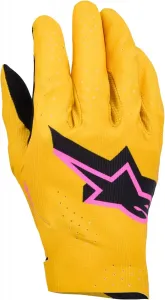 Мотоперчатки Alpinestars Supertech, 2-Gold/Black/Pink Fluo