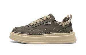 HLA Коричневые мужские скейтерские кеды лоу-топ, цвет Brown