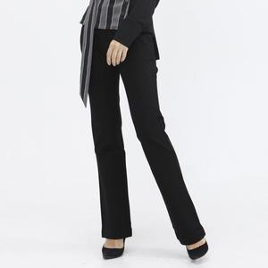 Прямые брюки из плотного трикотажа Smart And Joy, черный