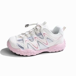 RENBEN Нескользящие, износостойкие, дышащие, низкие повседневные туфли, женские, розовые и белые