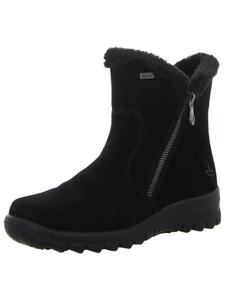 Классические ботильоны черного цвета rieker