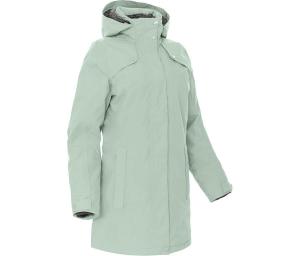 BERGSON Зимнее пальто с плюшевой подкладкой, утеплённое, водонепроницаемость 20 000 мм водяного столба, зелёное