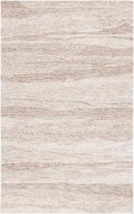 Ковер SAFAVIEH, 92 x 153 см, Ebony Collection, Brown & Ivory, ручной работы из шерсти, идеально для гостиной, спальни, столовой (EBN221T-3)