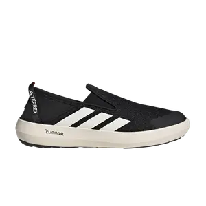 Тапочки Terrex Boat Slip-On 'Black Chalk', черный