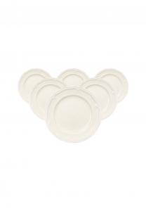 Набор тарелок Villeroy & Boch Manoir, 6 предметов, 20,7 см, белый