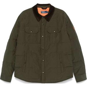 Пуховая куртка рипстоп Polo Ralph Lauren, темно-зеленый
