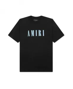 Футболка с логотипом Amiri, черный