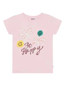 Футболка с принтом Molo, розовый