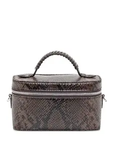 Мини-сумка через плечо с тиснением Stella Mccartney, коричневый