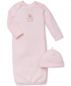 Шапочка и платье Sweet Bear для маленьких девочек, комплект из 2 предметов Little Me