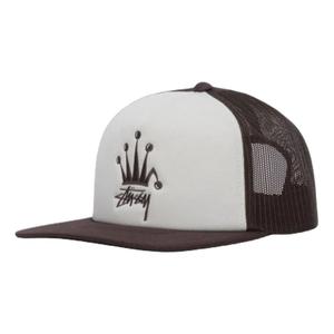Бейсболка Stussy Crown Stock Trucker Cap 'Brown', коричневый