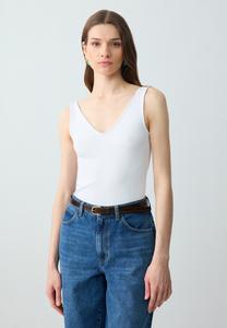 Топ SLIM FIT V-NECK TANK Jimmy Key, белый