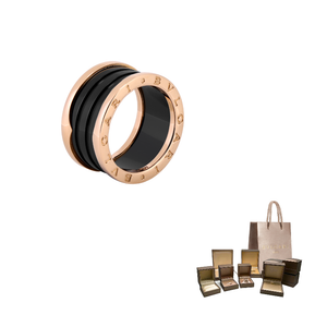 BVLGARI Кольцо B-zero1 B из розового золота 18K