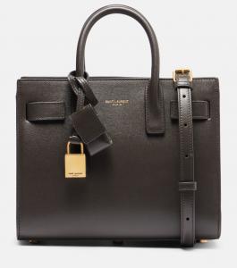 Кожаная сумка-тоут Sac De Jour Nano Saint Laurent, Urban Grey