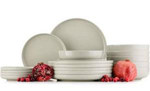 Обеденный сервиз на 6 персон, 18 шт. Konsimo, бежевый