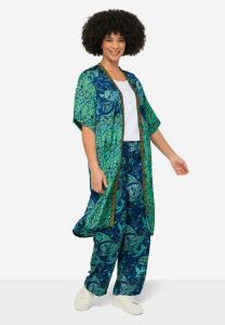 Кардиган Angel of Style PATTERNED 3/4-SLEEVE OPEN FRONT, Emerald/Teal