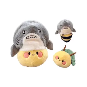 Креативная лиса и друзья-собаки, лиса превращается в щенка плюшевая кукла высота 35см Dolls and bears dance