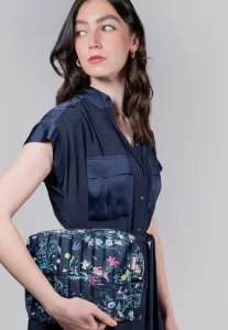 Большая стеганая косметичка running bunny Fable England, Navy