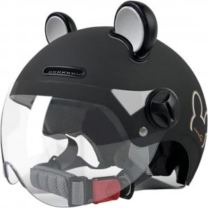 Шлем детский Koliyn для мотокросса по бездорожью, черный