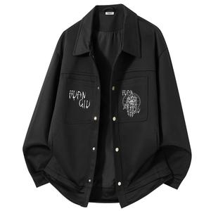 Куртка Unisex Lapel Moderate HUANQIU, черный
