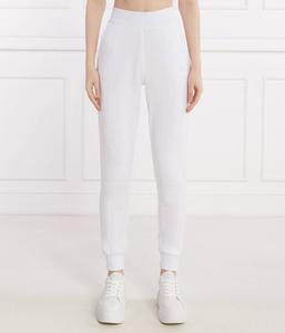 Спортивные брюки женские Armani Exchange хлопковые однотонные, белый