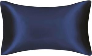 UOHLCX Шелковая наволочка крашеная Blue Blue