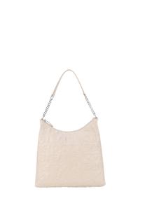 JOOP! Jeans Плечевая сумка 'Iniziale Spiega Lucille' в бежевом цвете