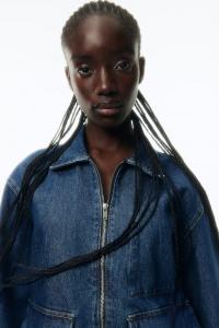 Джинсовая куртка H&M, синий