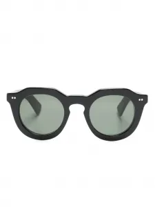 Солнцезащитные очки Toro в круглой оправе Lesca, черный