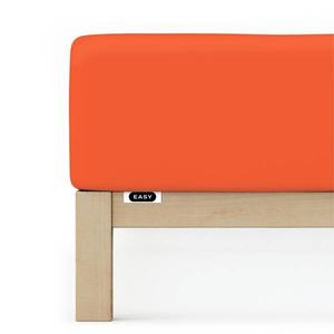 Пружинный лист джерси с эластаном Schlafgut, красный