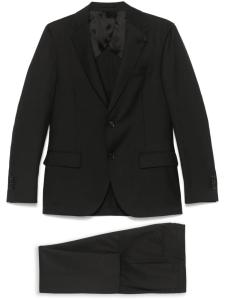 Шерстяной костюм Lardini, черный