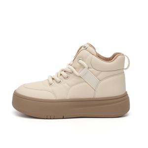 Высокие кроссовки для скейтбординга женские DAPHNE, черные с подкладкой из кардной флисовой ткани