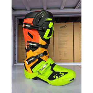 LEATT Внедорожные ботинки 5.5 4.5 Motorcycle T10 Trail T7 Tire, регулируемая ось, антипадение Adv Riding Boots, 5.5 Orange-Green Universal Version, размер 42