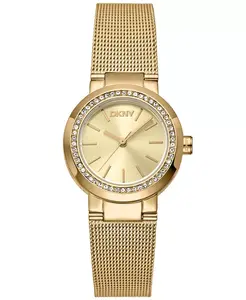 Женские часы-браслет Eastside с позолоченным корпусом из нержавеющей стали, 28 мм DKNY