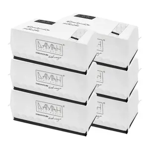 DAMAH DARK MAGIC DAMAH Black Magic Одноразовые салфетки с отрывной крышкой Утолщенные для сухого и влажного использования Лицевые полотенца для очищения 1 упаковка/3 пакета/6 пакетов/8 пакетов