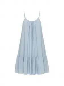 Платье-мини со сборками Eleh, синий