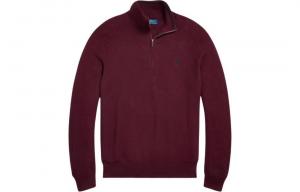 Поло с вышитым пони хлопковый свитшот Polo Ralph Lauren, коричневый