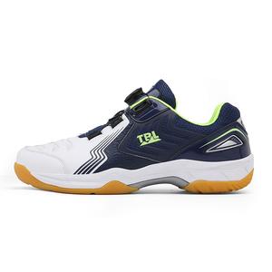 Обувь для бадминтона унисекс с низким верхом Tabolu, цвет White-blue green