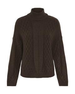 ICHI Свитер 'IHMYLLE' в коричневом цвете