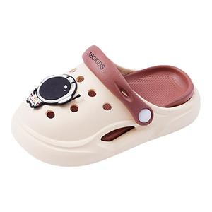 Тапочки для детей от 3 до 7 лет ABC KIDS, белый/коричневый