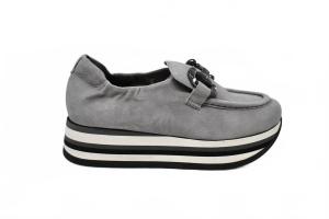 Женские лоферы Catlin светло-серого цвета Softwaves, светло-серый