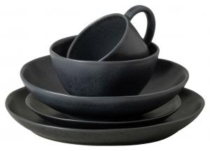 Набор посуды Черная LIVIA, 5 предметов, 1 человек Costa Nova, черный