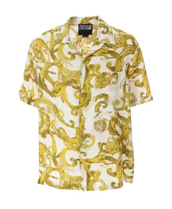 Рубашка для боулинга в стиле барокко Versace Jeans Couture, мультиколор