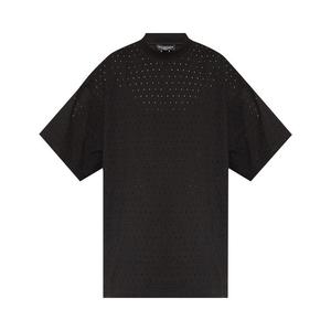 Футболка Balenciaga Perforated T-Shirt, Black