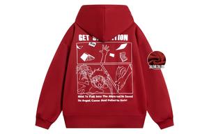 Толстовка унисекс JCUI, На флисовой подкладке Черный