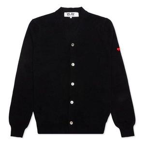 Кардиган COMME des GARCONS PLAY Small Heart Cardigan 'Black' AZ-N042-051-1, черный